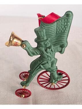 Vtg Hallmark 1996 Uncle Sam Ornament Turn of the Century Parade No box 4" Tall